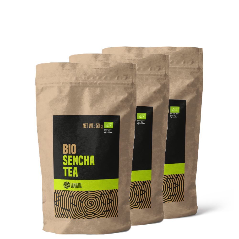 VANAVITA - BIO ZÖLD TEA - SENCHA - 3 X 50 G