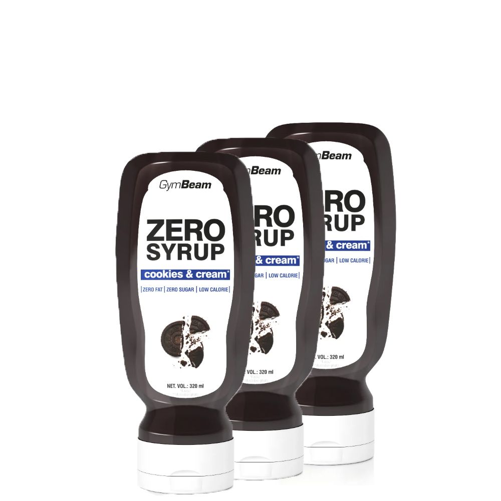 GYMBEAM - ZERO COOKIES & CREAM SZIRUP - 3 x 320 ML
