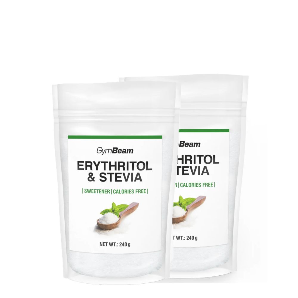 GYMBEAM - ERITRITOL & SZTÍVIA ÉDESÍTŐSZER - 2 X 240 G