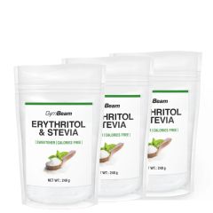 GYMBEAM - ERITRITOL & SZTÍVIA ÉDESÍTŐSZER - 3 X 240 G