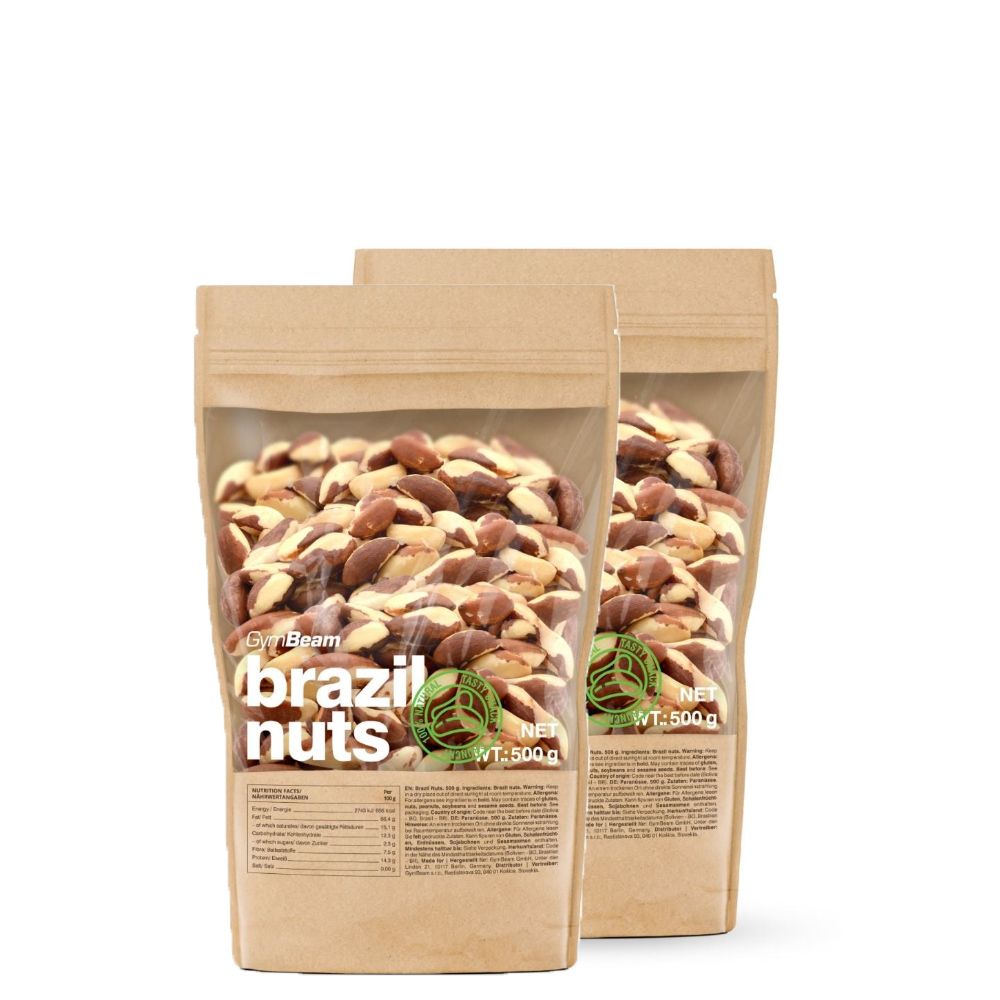 GYMBEAM - BRAZIL NUTS - BRAZILDIÓ - 2 X 500 G