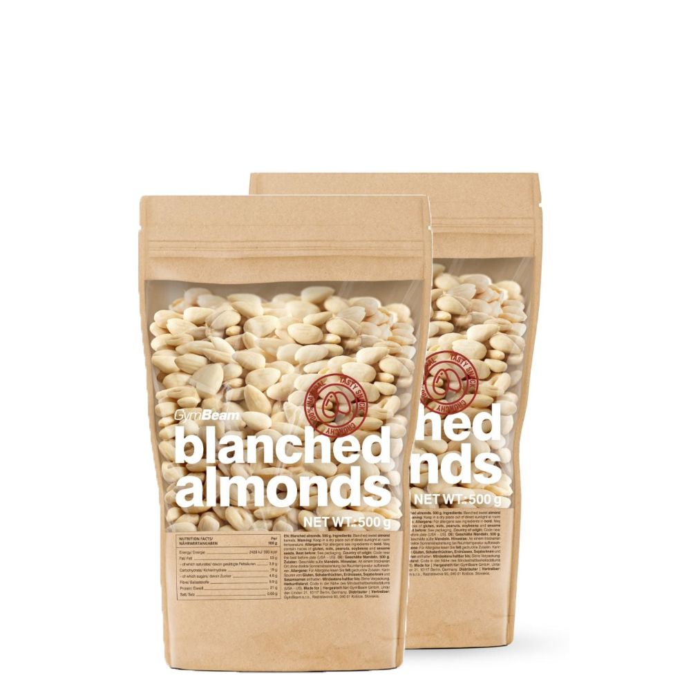 GYMBEAM - BLANSÍROZOTT MANDULA - 2 X 500 G