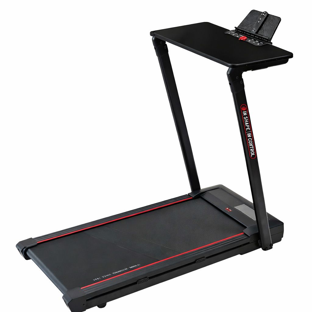 BODY SCULPTURE - FLOW - KOMPAKT SÉTÁLÓ-ÉS FUTÓPAD KIVEHETŐ MUNKAASZTALLAL, 100 KG TESTSÚLYIG