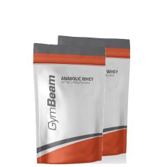 GYMBEAM - ANABOLIC WHEY - FEHÉRJEPOR KREATINNAL ÉS GLUTAMINNAL - 2 X 2500 G