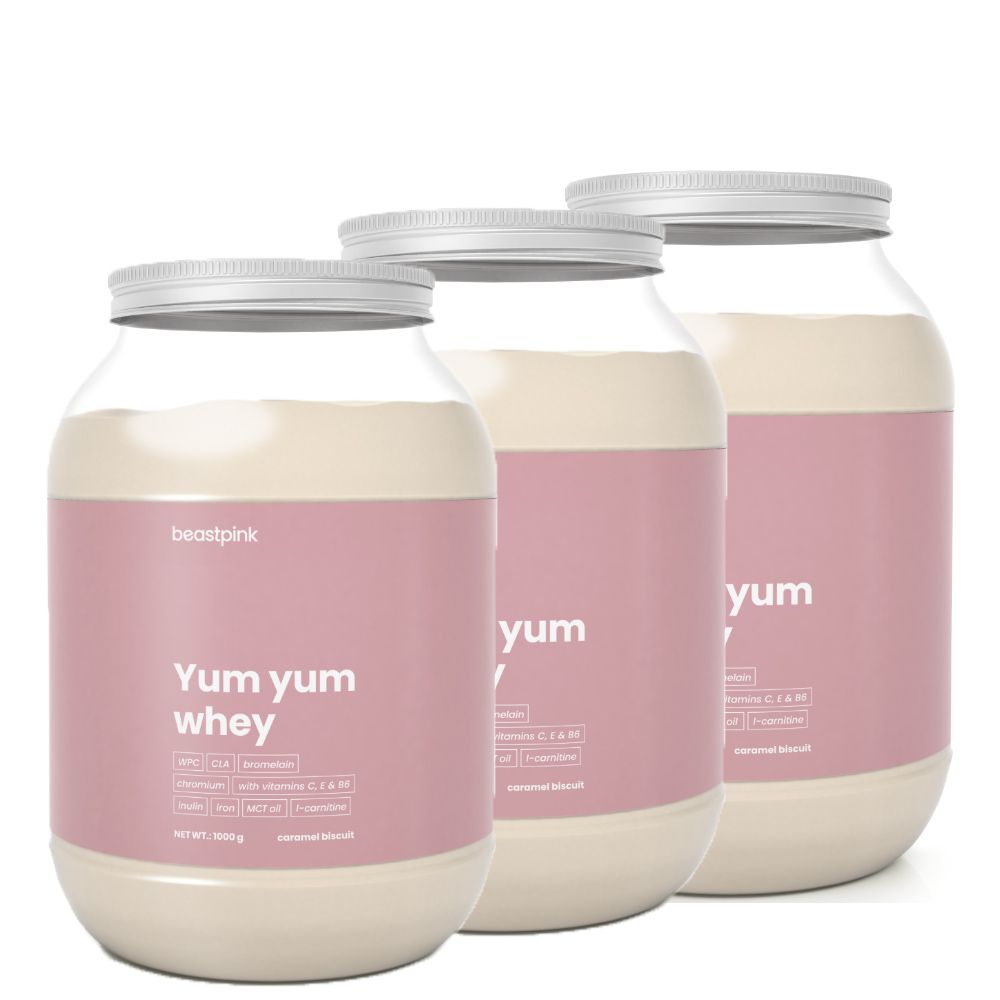 BEAST PINK - YUM YUM WHEY - 3 x 1000 G
