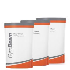GYMBEAM - WHEY + COLLAGEN PROTEIN - 3 x 1000 G