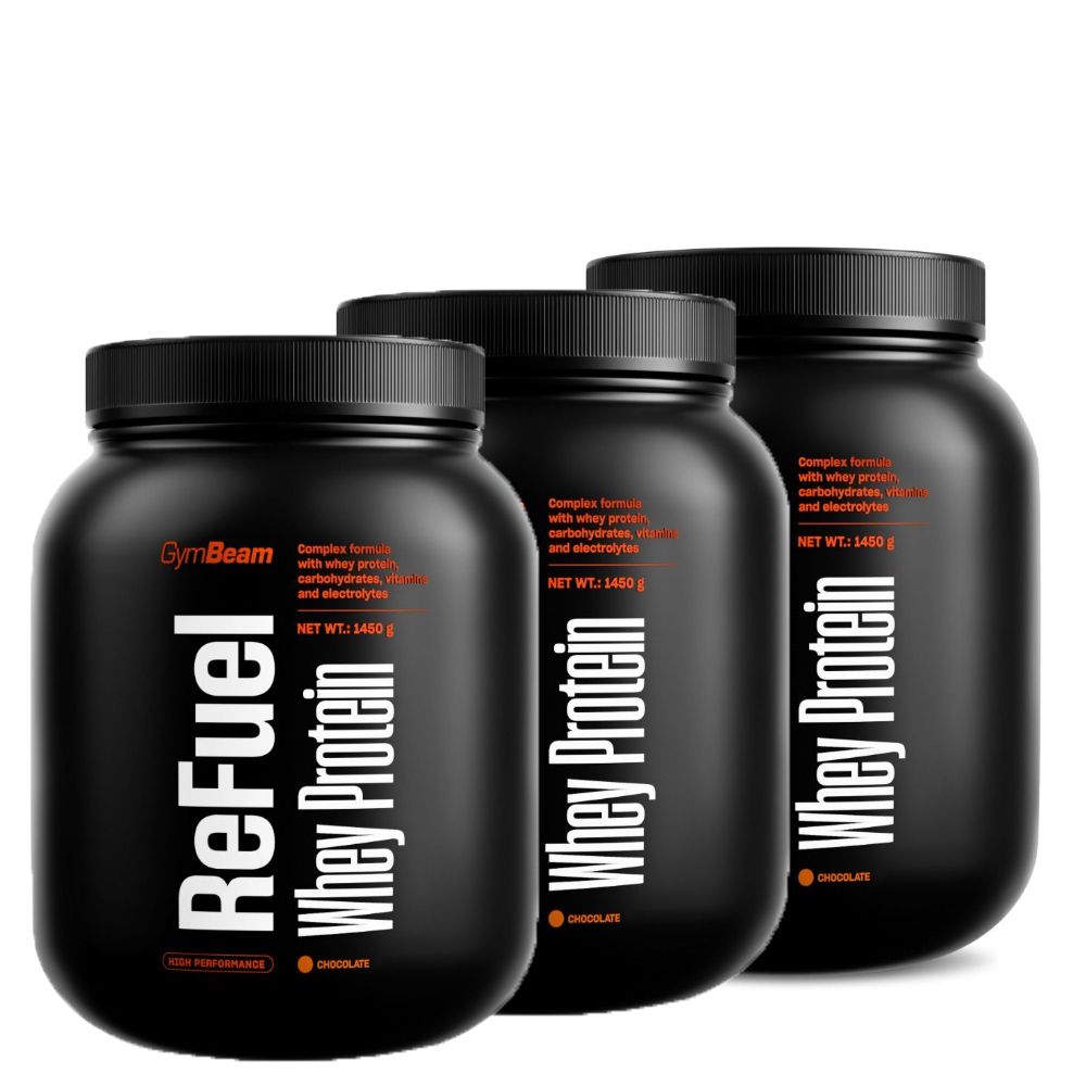GYMBEAM - REFUEL WHEY PROTEIN - 3 x 1450 G