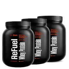 GYMBEAM - REFUEL WHEY PROTEIN - 3 x 1450 G