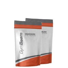 GYMBEAM - PROTEIN VEGAN BLEND - BORSÓ-, RIZS- ÉS KENDER FEHÉRJE ITALPOR - 2 x 1000 G
