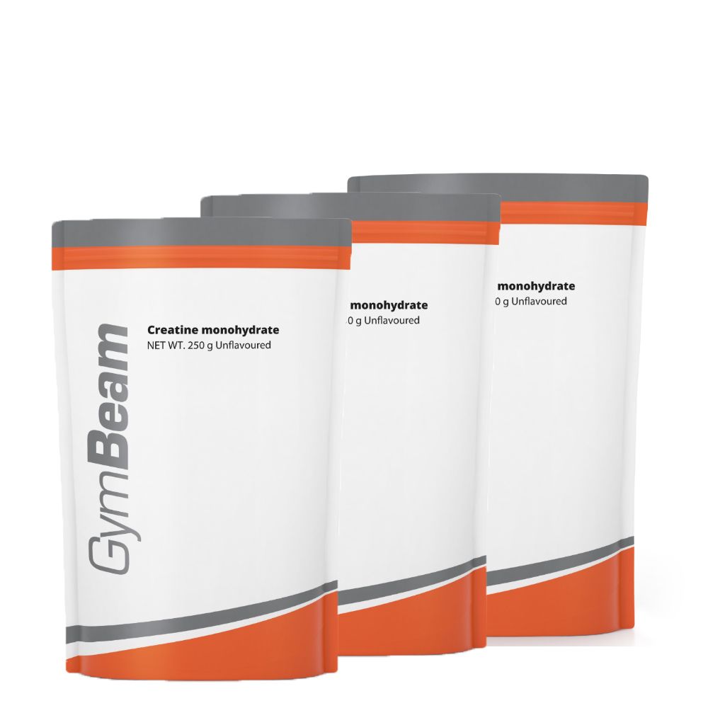 GYMBEAM - 100 % KREATIN - MONOHIDRÁT - 3 x 250 G