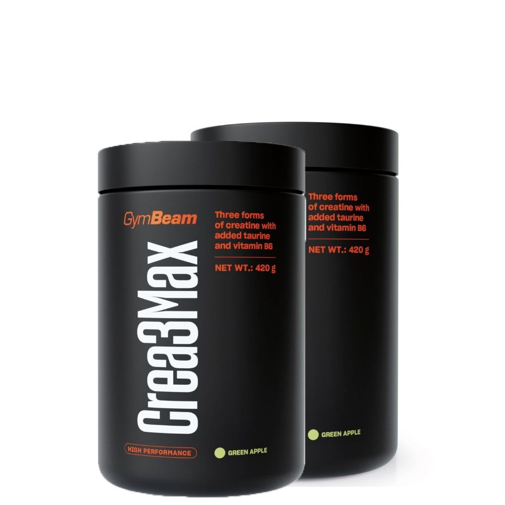 GYMBEAM - CREA3MAX - ZÖLDALMA ÍZ - 2 X 420 G