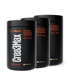 GYMBEAM - CREA3MAX - ZÖLDALMA ÍZ - 3 X 420 G