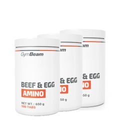 GYMBEAM - BEEF & EGG - 3 x 500 TABLETTA