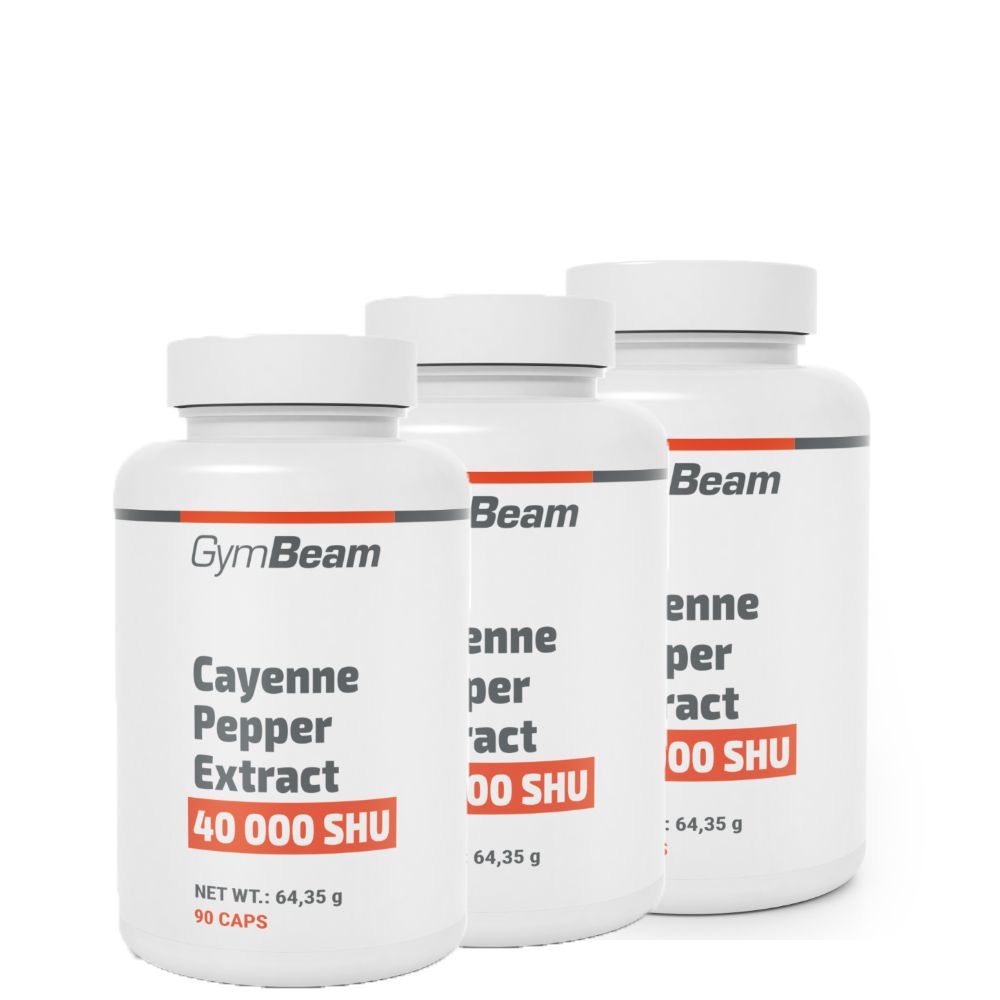 GYMBEAM - CAYENNE PEPPER EXTRACT - 3 X 90 KAPSZULA