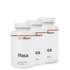 GYMBEAM - MACA 600 MG - PERUI MAKA GYÖKÉR KIVONAT - 3 X  120 KAPSZULA