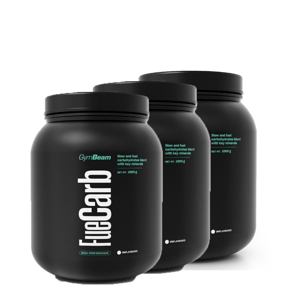 GYMBEAM - FUECARB - ÍZESÍTETLEN - 3 X 1000 G