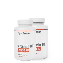 GYMBEAM - VITAMIN D3 2000 IU - 2 x 60 KAPSZULA