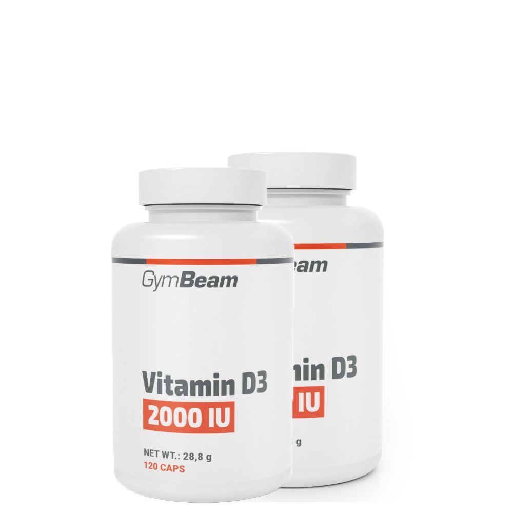 GYMBEAM - VITAMIN D3 - 2000IU - 2 X 120 KAPSZULA