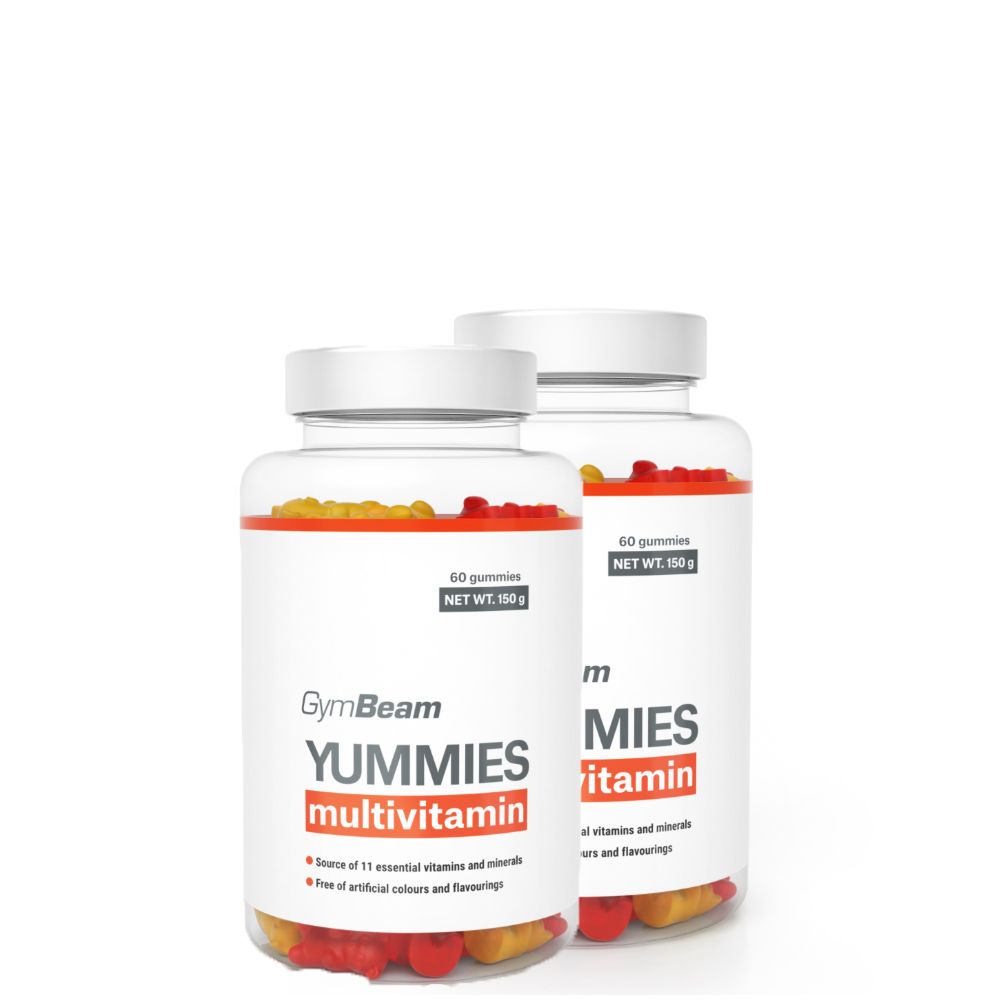 GYMBEAM - YUMMIES MULTIVITAMIN - 2 X 60 GUMICUKOR