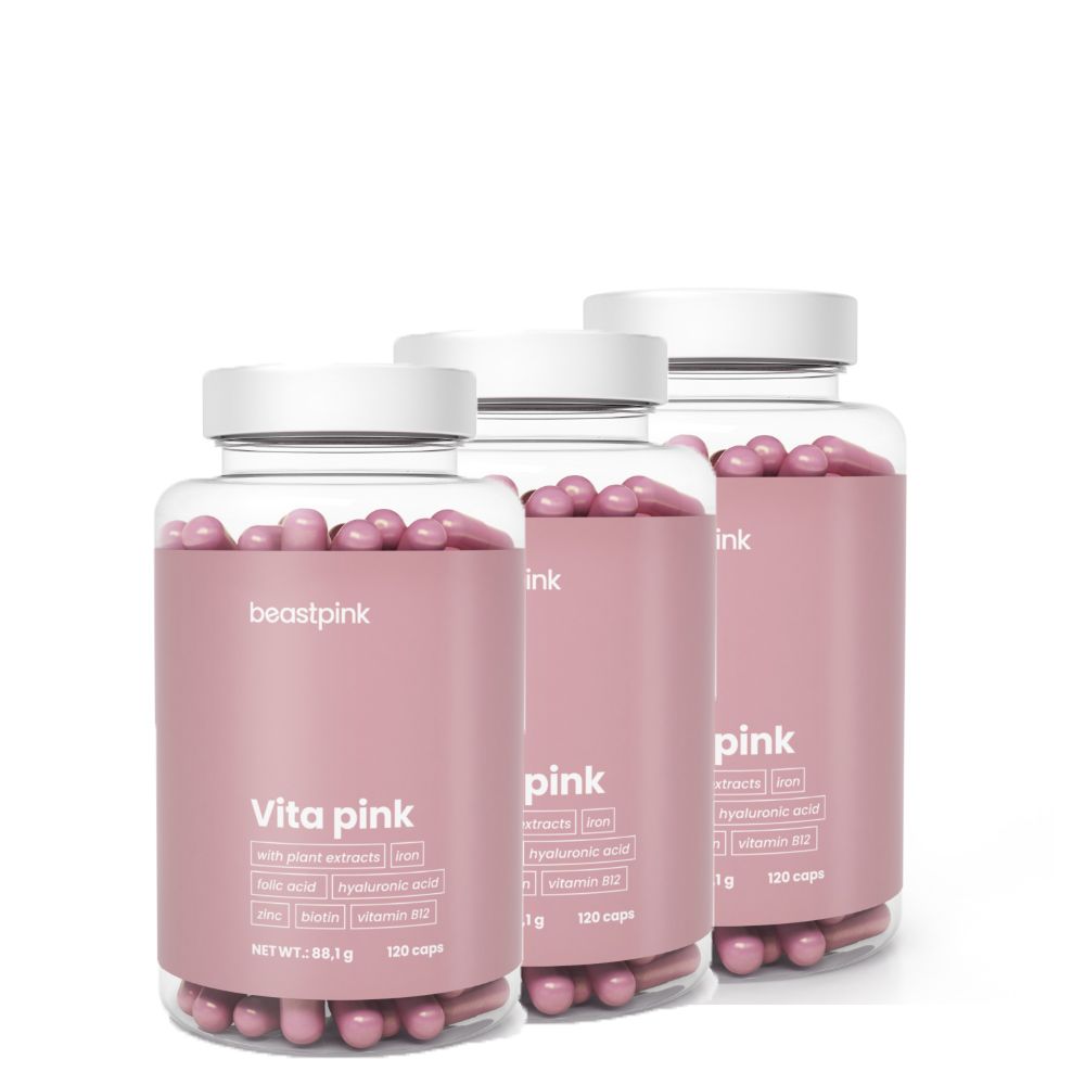 BEAST PINK - VITA PINK MULTIVITAMIN - 3 X 120 KAPSZULA