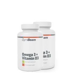 GYMBEAM - OMEGA 3 + D3 VITAMIN - 2 X 90 KAPSZULA