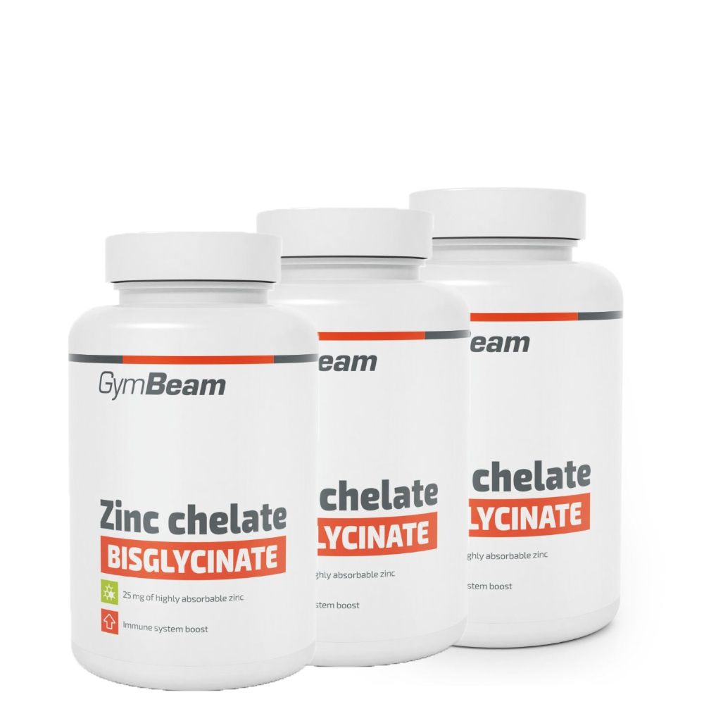 GYMBEAM - ZINC CHELATE - BISGLYCINATE - 3 X 180 KAPSZULA