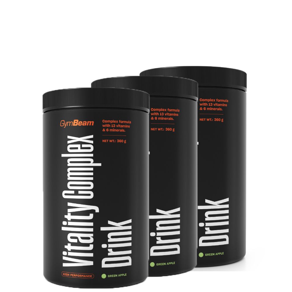 GYMBEAM - VITALITY COMPLEX DRINK - 3 x 360 G