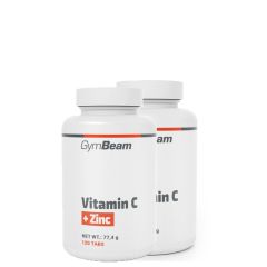 GYMBEAM - VITAMIN C + ZINC - 2 x 120 TABLETTA