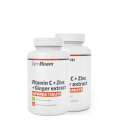 GYMBEAM - VITAMIN C + ZINC + GINGER EXTRACT - 2 x 90 TABLETTA