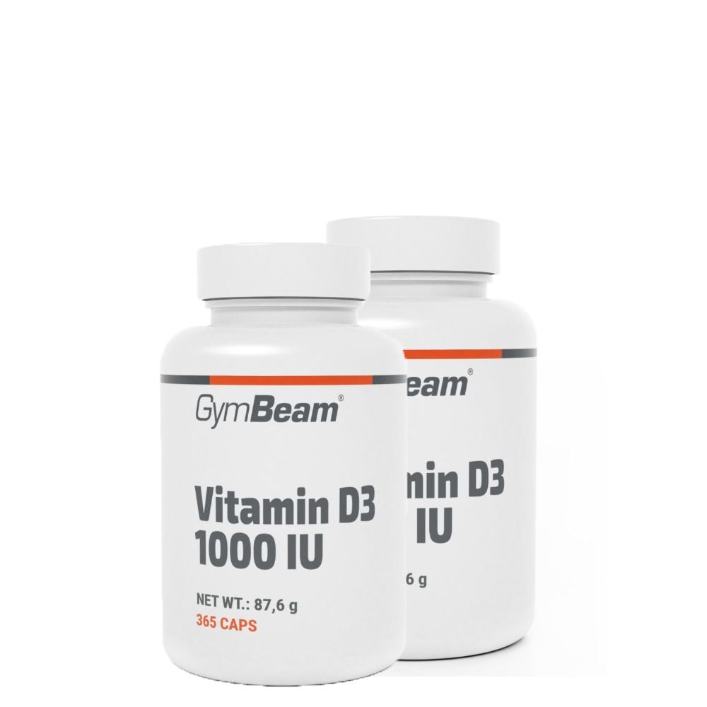 GYMBEAM - VITAMIN D3 - 1000 IU - 2 x 365 KAPSZULA