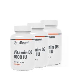 GYMBEAM - VITAMIN D3 - 1000 IU - 3 x 365 KAPSZULA