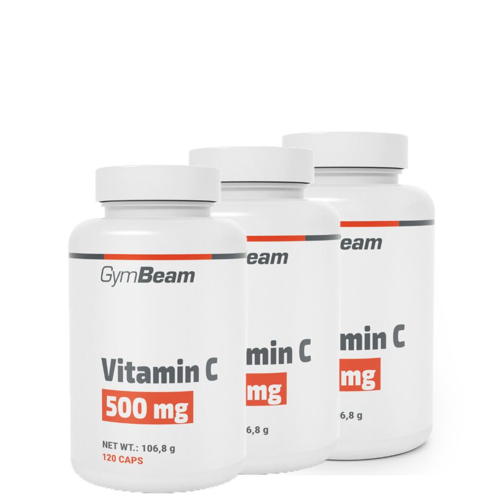 GYMBEAM - VITAMIN C - 500 MG - 3 x 120 KAPSZULA
