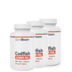 GYMBEAM - CODFISH LIVER OIL - 3 x 90 KAPSZULA