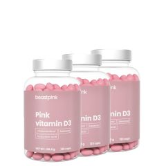 BEAST PINK - PINK D3 VITAMIN - 2000 IU - 3 x 120 KAPSZULA