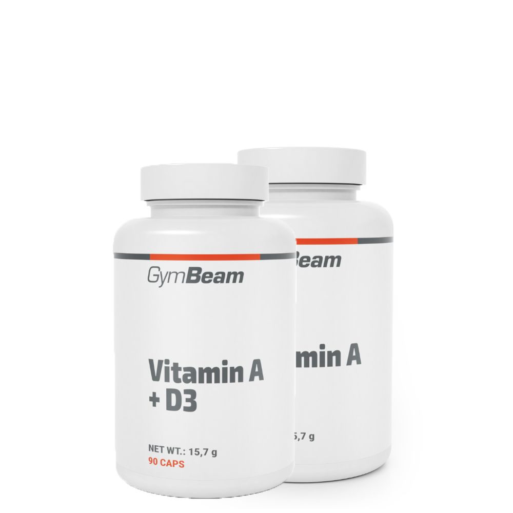 GYMBEAM - VITAMIN A + D3 - 2 x 90 KAPSZULA