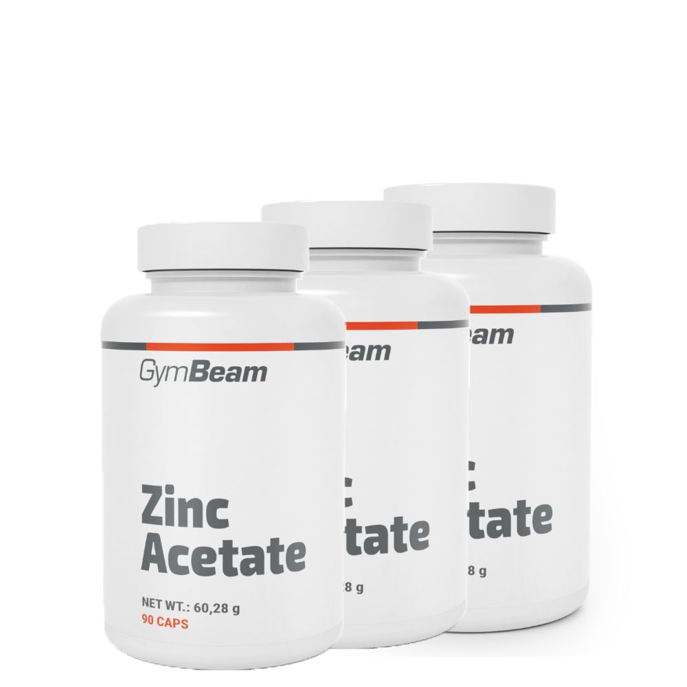 GYMBEAM - ZINC ACETATE - 3 x 90 KAPSZULA