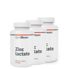 GYMBEAM - ZINC LACTATE - 3 x 90 KAPSZULA