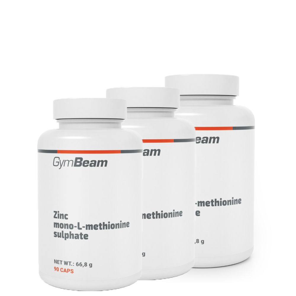 GYMBEAM - ZINC MONO-L-METHIONINE SULPHATE - 3 x 90 KAPSZULA