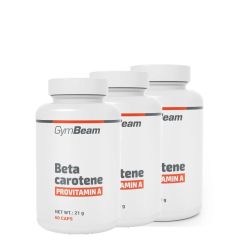 GYMBEAM - BETA CAROTENE - PROVITAMIN A - 3 x 60 KAPSZULA