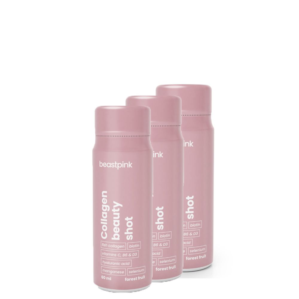 BEAST PINK - COLLAGEN BEAUTY SHOT - 3 x 60 ML