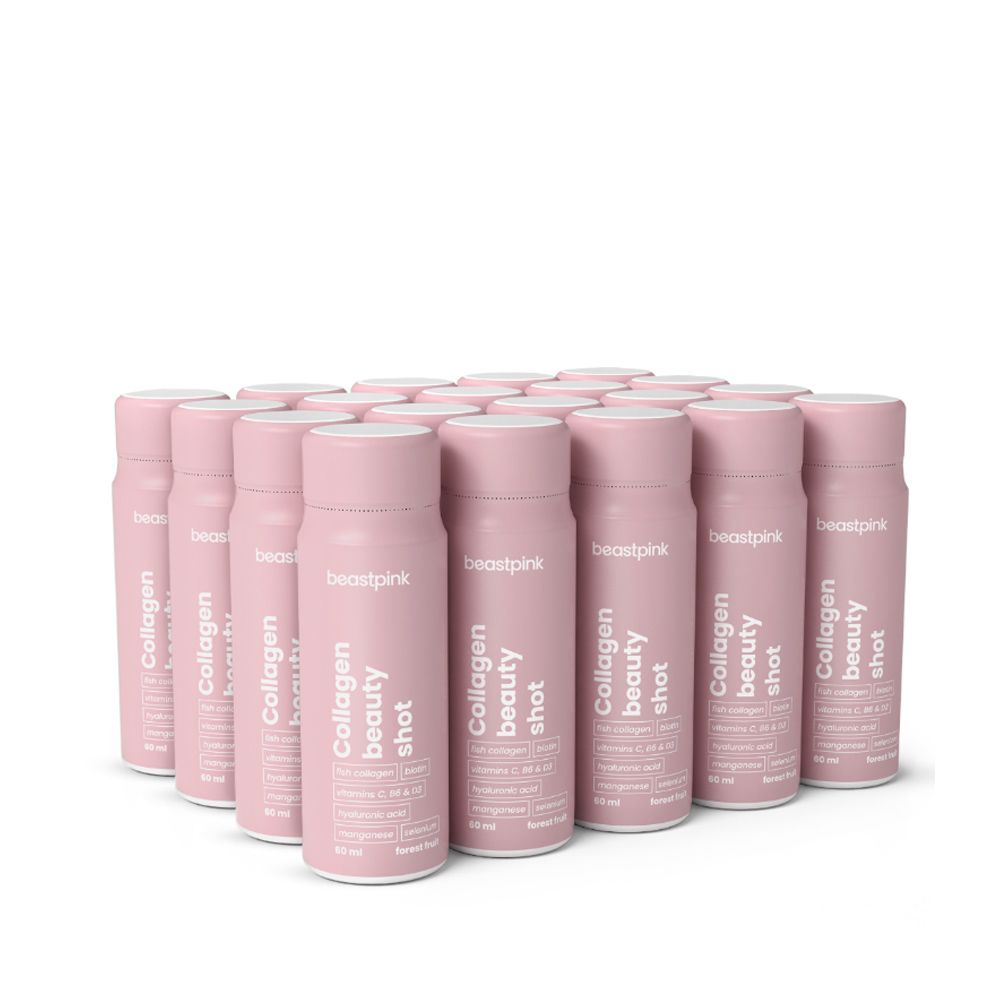 BEAST PINK - COLLAGEN BEAUTY SHOT - 20 x 60 ML