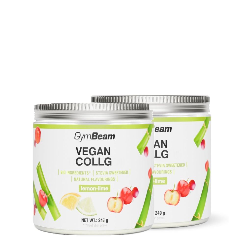 GYMBEAM - VEGAN COLLG - CITROM-LIME - 2 x 249 G