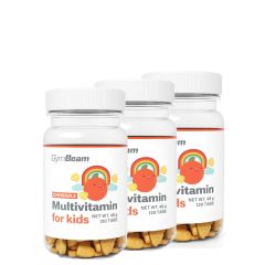 GYMBEAM - CHEWABLE MULTIVITAMIN FOR KIDS - 3 x 120 TABLETTA