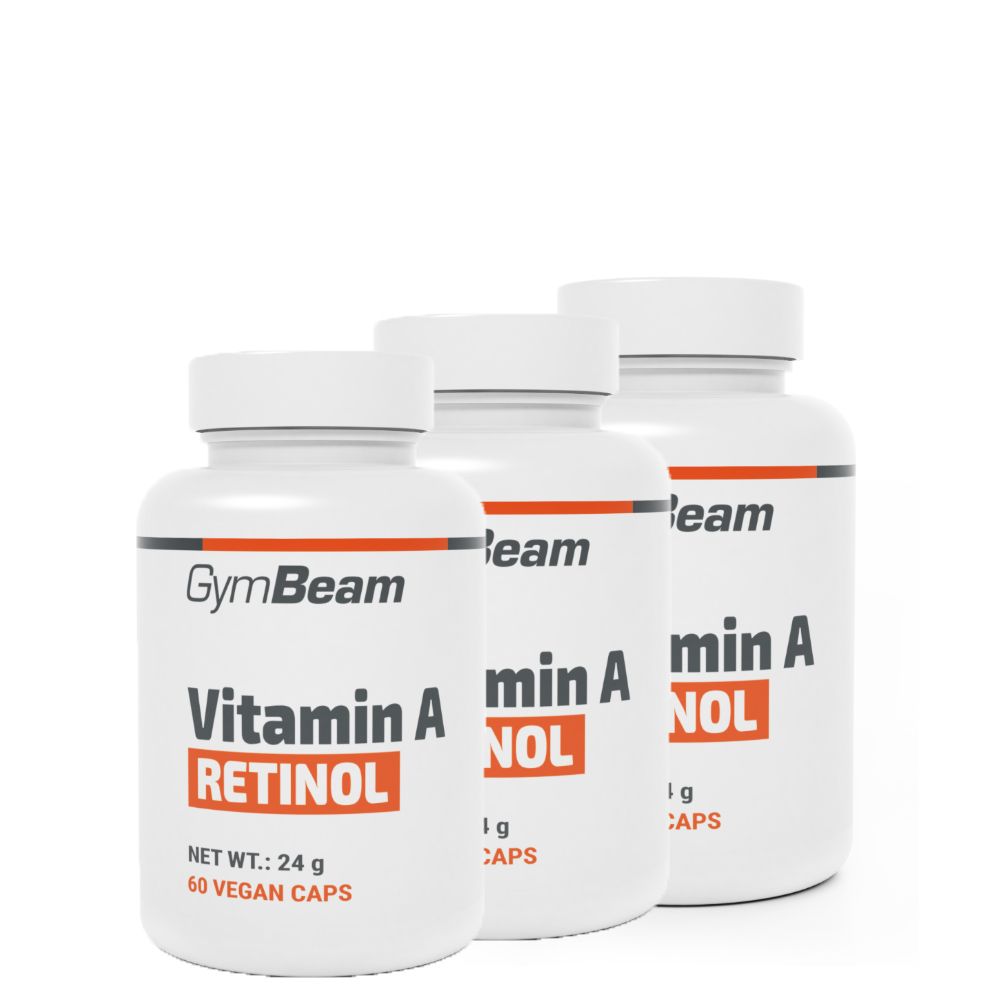 GYMBEAM - VITAMIN A RETINOL - 3 x 60 KAPSZULA
