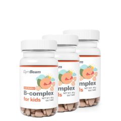 GYMBEAM - CHEWABLE B-COMPLEX FOR KIDS - 3 x 120 TABLETTA