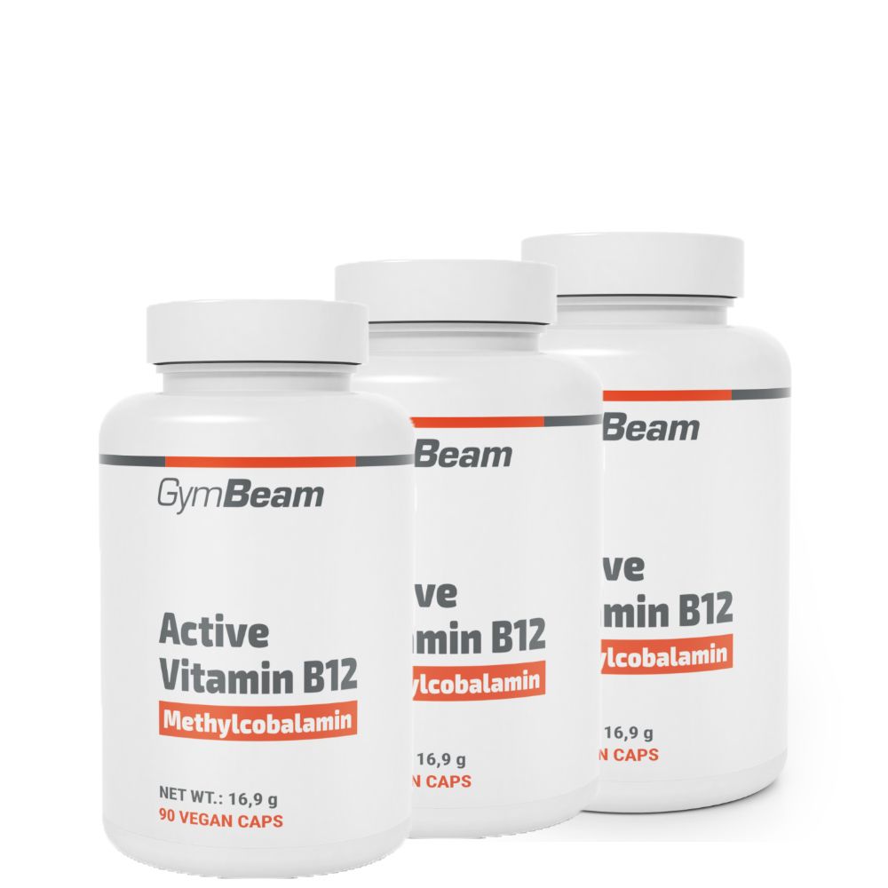 GYMBEAM - ACTIVE VITAMIN B12 METHYLCOBALAMIN - 3 x 90 KAPSZULA