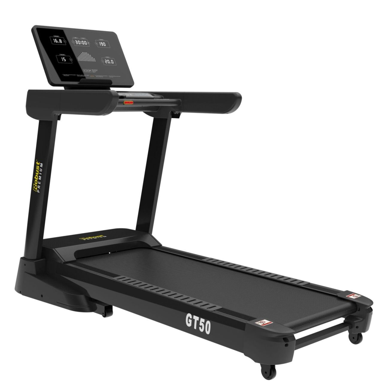 ROBUST - PREMIUM GT50 - ÖSSZECSUKHATÓ FUTÓPAD, SZÉLES FUTÓFELÜLET, 135 KG TERHELHETŐSÉG