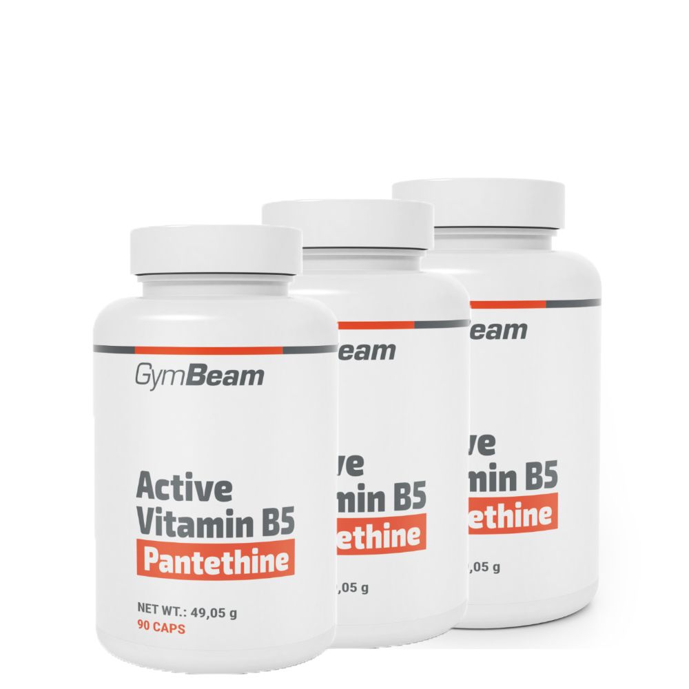 GYMBEAM - ACTIVE VITAMIN B5 PENTETHINE - 3 x 90 KAPSZULA