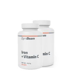 GYMBEAM - IRON + VITAMIN C - 2 X 90 KAPSZULA