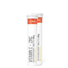 GYMBEAM - VITAMIN C + ZINC - CITRUS - 2 x 20 PEZSGŐTABLETTA